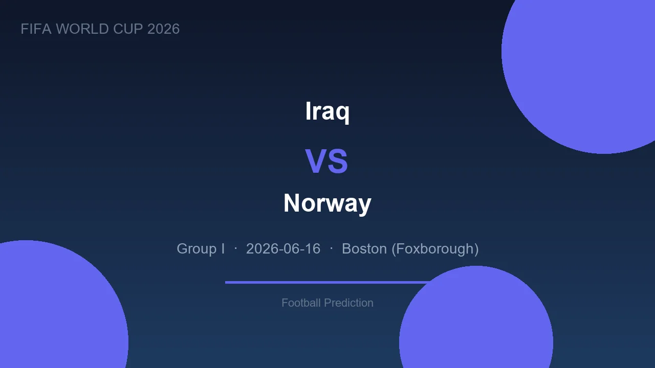 Iraq vs Norway live - World Cup 2026