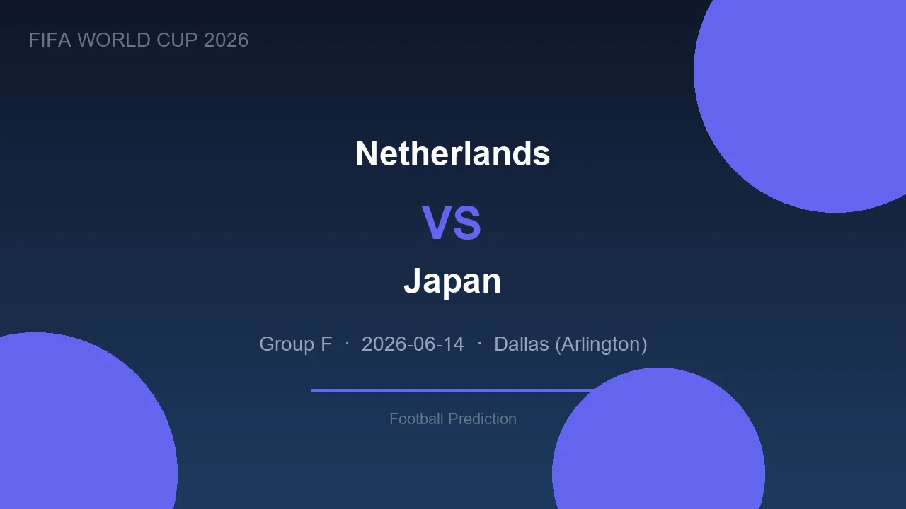 Netherlands vs Japan live - World Cup 2026